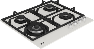 Pianurë gazi Beko HILW64225SW, 4 vatra, e bardhë