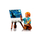 Set LEGO Ideas The Starry Night 21333, 2316 copa, dekor muri, me kornizë të zezë