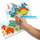 Set ngjyrosje me ujë SES Creative Colouring with Water Dinosaurs, 1+