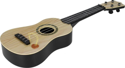 Гитара играчка MEGA CREATIVE 511380, 4 жици, пластика, светла дрвена боја