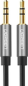 Kabllo audio Ugreen UGR499, Jack 3.5mm në Jack 3.5mm, 5m, gri