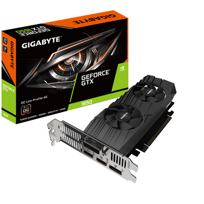 Kartelë grafike Gigabyte GeForce GTX 1650 D6 OC Low Profile 4G, 4GB GDDR6
