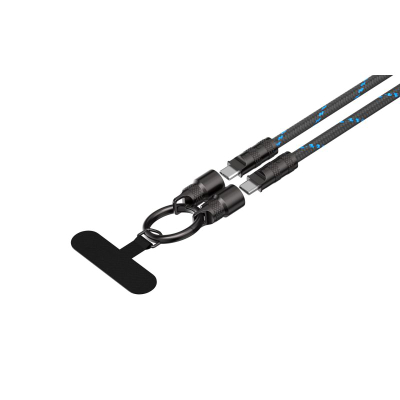 Kabllo karikues USB C Havit CB6340, 1.2m, 60W, zi blu