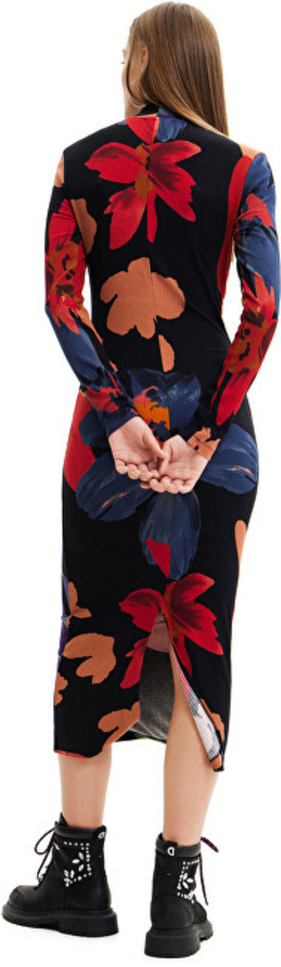 Fustan Desigual Vest Grandflower, i zi