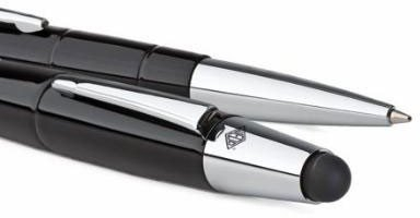 Stilolaps stylus Wedo Pioneer 2 in 1, majë për touchscreen, bojë blu, i zi