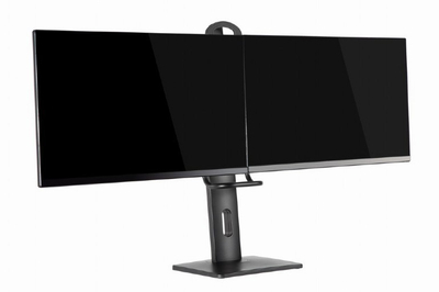 Qëndrim tavoline për monitorë Gembird MS-D2-01, për 2 monitorë 17"-27", VESA 75x75 100x100, i zi