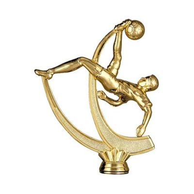 Trofe futbolli Tryumf Plastic F223/G, plastik, 15 cm, ngjyrë flori