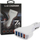 Karikues makine Luka Fast Charger 3.0, 4 porta USB, QC 3.0, i bardhë