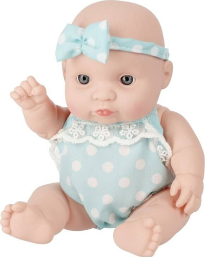 Kukull bebe Mega Creative Baby Mibebe, 20cm, plastikë edhe tekstil, ngjyra mikse