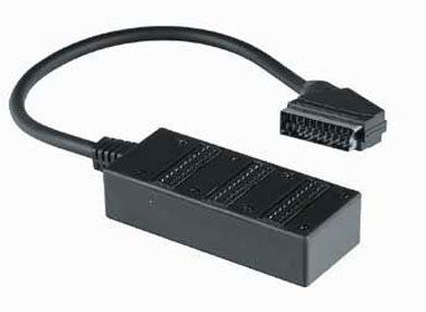 Shpërndarës Hama SCART, 42947, 3në1