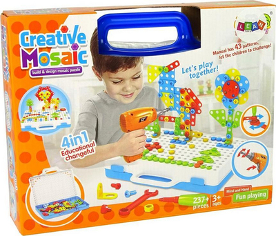 Puzzle 4 në 1 Leantoys Creative, 237 elemente