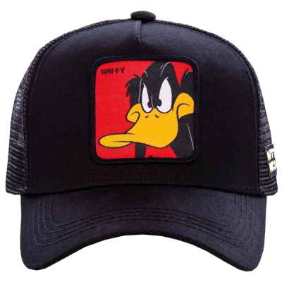 Kapelë bejzbolli Capslab Looney Tunes Daffy Duck CL-LOO-1-DAF1, rrjetë, e zezë