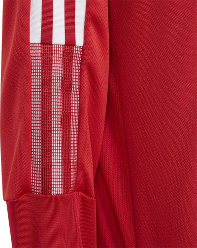 Bluza stërvitje adidas Tiro 21 për kalamaj, AEROREADY, me gjysmë zinxhir, e kuqe
