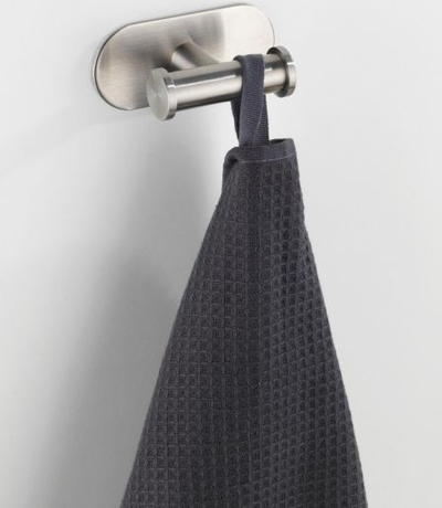 Varëse dyshe banjoje WENKO Turbo-Loc Orea Matt, çelik inox, 8x21x13 cm, ngjyrë inoks mat