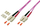 Kabllo rrjeti Techly ILWL D5-B-030 OM4, S/FTP CAT6, 3m, portokalli