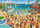 Puzzle Castorland Art Collection Fun by the Sea, 1000 copa, shumëngjyrësh