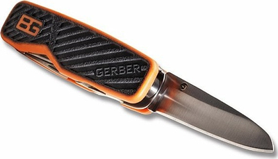 Thikë xhepi Gerber, me shumë përdorime, zezë/portokalli