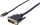 Kabllo video Manhattan 152457 USB C në DVI D, 2m, i zi