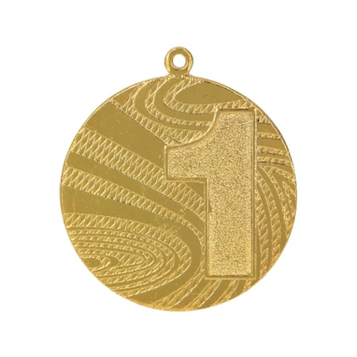 Medalje sportive Victoria Sport Steel Gold, vend i parë, 40mm, e artë
