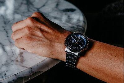 Orë dore për meshkuj Casio Connected Edifice Premium ECB-20DB-1AEF (651), e argjendtë/zezë