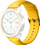 Rrip ore Xiaomi Watch Strap Chrome, lëkurë artificiale, i verdhë