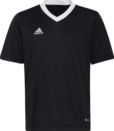 Fanellë sportive Adidas Entrada 22 Jsy Jr H57497, për fëmijë, poliester, e zezë