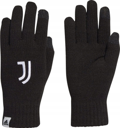Doreza Adidas Juventus Gloves Unisex, touchscreen, të zeza