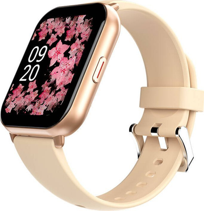 Smartwatch HiFuture FutureFit Zone 2, 1.96", IP68, krem