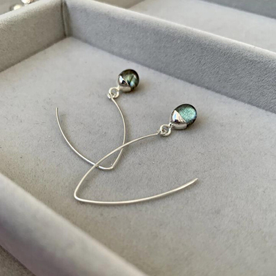 Vathë Decadorn Labradorite, të gjlebër/kaltër