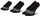 Çorape ASICS Secret Socks 3 Pack AW23, të ulëta, përditshme, të zeza