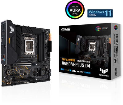 Pllakë amë ASUS TUF GAMING B660M-PLUS D4 (DDR4) - Intel B660
