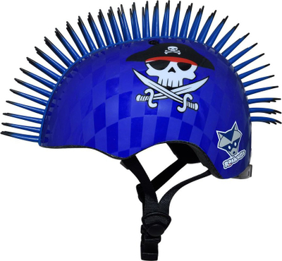 Helmetë çiklizmi për fëmijë Raskullz Pirate Mohawk, 50-54 cm, blu