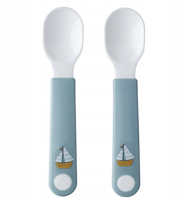 Set lugë trajnimi për bebe Little Dutch Sailors Bay, 2 copë, blu