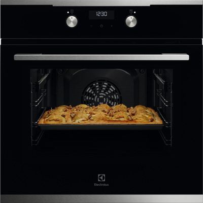 Furrë Electrolux 600 Series SteamBake, 72L, elektrike, e zezë
