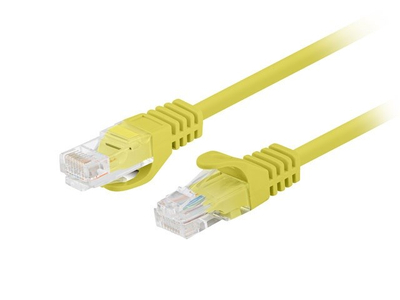 Kabllo rrjeti Lanberg Patchcord CAT 6 UTP, 0.25m, set 10 copë, e verdhë