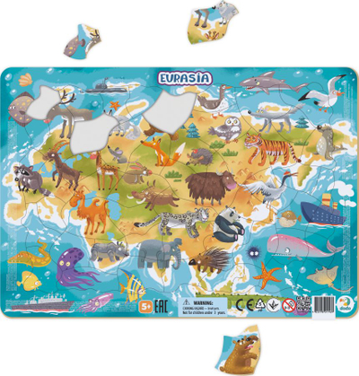 Puzzle Dodo Euroazia, 53 pjesë