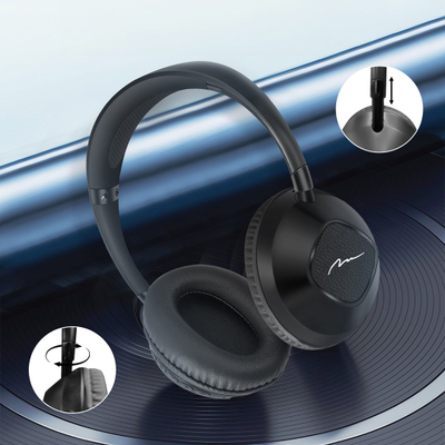 Kабли Bluetooth SONIQUE BT MT3610, со читач TF 64GB, црни