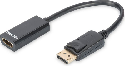 Përshtatës Digitus, DisplayPort - HDMI, 0.15 m, i zi