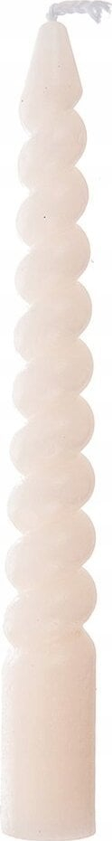 Qirinj dekorativë Home Styling Collection, spiral, parafinë, 10cm, rozë, 10 copë