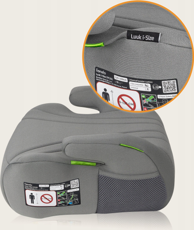 Sedilje makine për kalamaj Lionelo Luuk I-Size, booster, gri