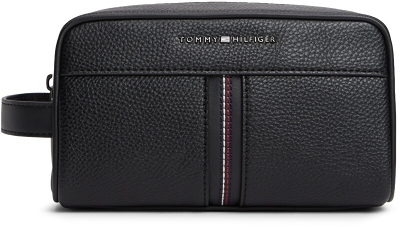 Çantë kozmetike Tommy Hilfiger TH Central Washbag AM0AM14172, e zezë