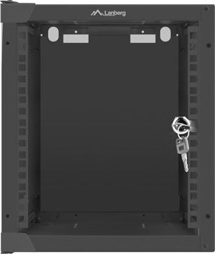 Kabinet rrjeti Lanberg WF10-2306-10B, 10", 6U, i zi