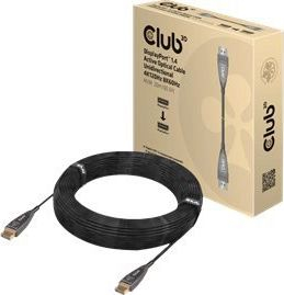 Kabllo Club 3D CAC-1079 DisplayPort, 20m, 8K 60Hz, e zezë