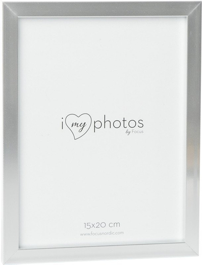 Kornizë foto Focus Pop, 15x20 cm, plastikë, argjendi