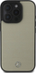 Kapak telefoni Mercedes MB me lëkurë të teksturuar për iPhone 16 Pro Max, lëkurë, MagSafe, bezhë