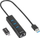Hub USB Sharkoon me 3 porta USB 3.2 Gen 1, RJ45, me Type C, i zi