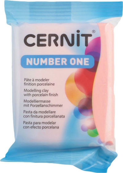 Argjilë modeluese Cernit Number One, English Pink 476, efekt porcelani, rozë
