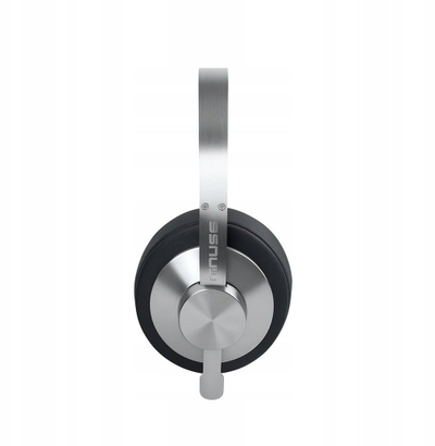 Kufje pa tela Muse M-298 SBL, Bluetooth, ANC, të zeza me argjend