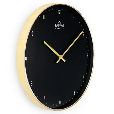 Orë muri MPM Quality Goldie E01.4329.8090, e zezë
