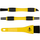 Сет за чистење авто Dunlop Cleaning and Grooming, 3 дела, ергономски, жолто и црно